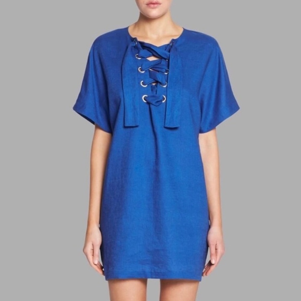 Mara Hoffman Lace Up Dress